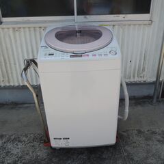 SHARP シャープ 電気洗濯乾燥機 ES-TX8A-P 2017年製