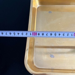 【中古】金トレイ252×320×40 4枚セットの画像
