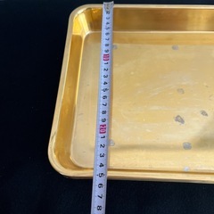 【中古】金トレイ252×320×40 4枚セットの画像