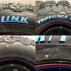 新品 バランス済 iLINK M/T 235/70R16 110/107Q ホワイトレターマッドタイヤ 夏タイヤ デイトナ 16インチ 7J5HPCD114.3+35 デリカD5 MTF034クレジットカード QRコード決済可能の画像