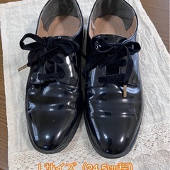 👞黒24.5㎝ ローファー👞
