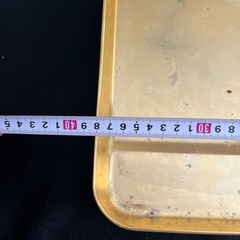 【中古】金トレイ280×380×24 5枚セットの画像