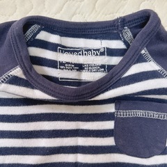 loved baby ボーダー セットアップ 80の画像