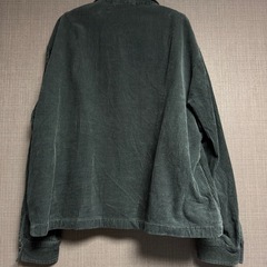 GU コーデュロイ ジャケット XL ダークグリーンの画像