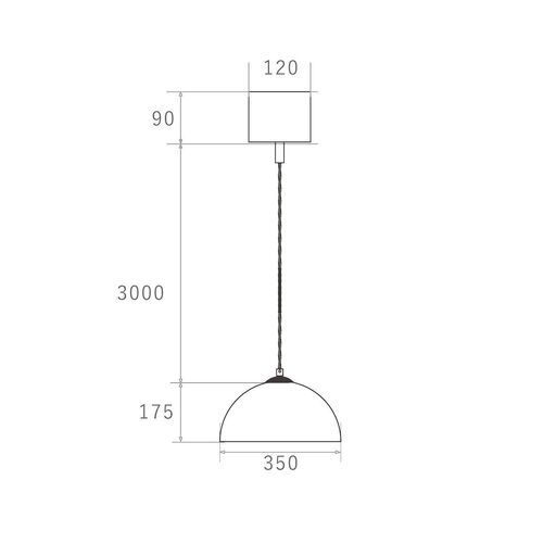 Hermosa ★COPEN★ドーム型シーリングライト ホワイト（ゴールド）