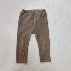 90 良品計画 無印良品 コーデュロイストレッチパンツ カーキ