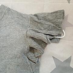 Ｍサイズ　GU フレンチスリーブ　カットソー　ニットの画像