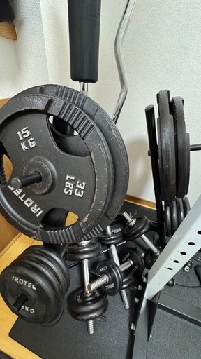 14日受け渡す予定。ウエイトトレーニング。