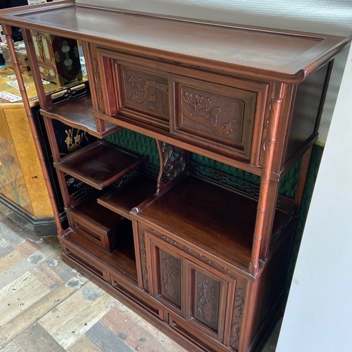 飾り棚　茶箪笥　　レトロ家具　和家具