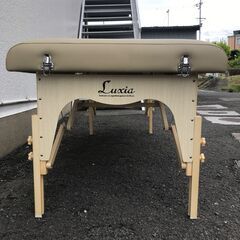 Luxia ラクシア 木製折りたたみベッド/エステ・整体 胸あてまくら セットの画像