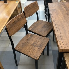 ダイニングテーブルセット 4点セット 木目調 耐久性抜群　BROWN ダイニングテーブルセット 4点セット 木目調 耐久性抜群 BROWN