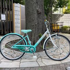 *中古自転車* キッズ自転車 かわいいパステルカラー 街乗りの画像