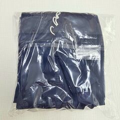 遮光×遮熱×快適♪ネイビー（ストライプ）の1級遮光カーテン幅100×丈110cmの画像