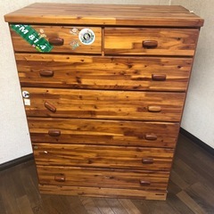0円です。木製　タンス