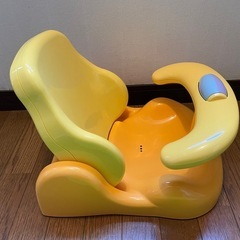 Aprica(アップリカ) バスチェアー 新生児から はじめてのお風呂から使えるバスチェア YE 91593 イエロー の画像