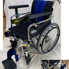 [済][美品]車いす 車椅子 「MIKI MYU4-20」と厚型ＧＥＬクッション「アウルREHA ハイ OWL22-BK1-4040」#087の画像