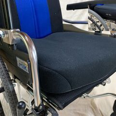 [済][美品]車いす 車椅子 「MIKI MYU4-20」と厚型ＧＥＬクッション「アウルREHA ハイ OWL22-BK1-4040」#087の画像
