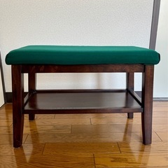 【5月25日まで】木製スツール　ダークブラウン