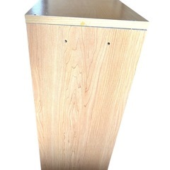 無料でお譲りします／木製の棚（注意点あり）の画像