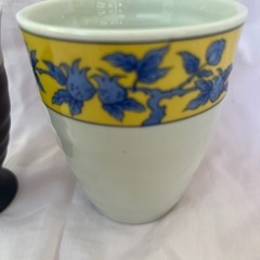 陶器グラス2個セットの画像