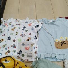 女児　80 半袖3枚長袖4枚の画像