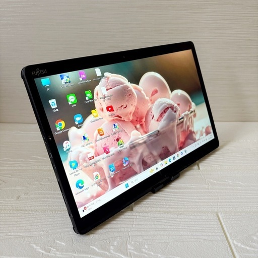 動画視聴タブレット✨資料作成ノートパソコン❣️富士通　arrows Q738 ‼️快速SSD✨zoom対応カメラ✨13インチ液晶❣️副