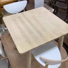 ⭐️春日市⭐️IKEA⭐️3点ダイニングセット⭐️ナチュラル⭐️...