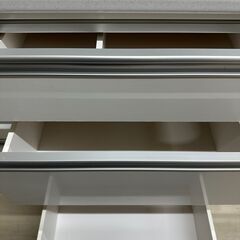 ジモティ来店特価!!　食器棚　ユーアイ　ホワイト　　J-250575の画像