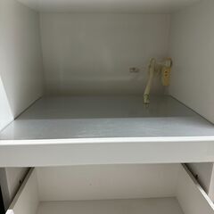 ジモティ来店特価!!　食器棚　ユーアイ　ホワイト　　J-250575の画像