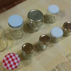 ◆【空瓶(各種/１０個)　&　Morozoff・硝子コップ(２種/７個)】　※Morozoff・硝子コップは、丈夫です。♪の画像