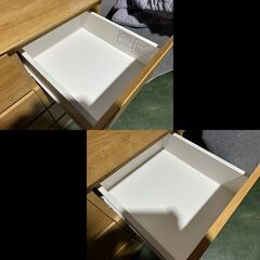 札幌限定配送/お引き取り可◆家具◆ニトリ◆4段ローチェスト◆クエス 120-4 LBR/ライトブラウン◆W120 D41.5 H91.6の画像