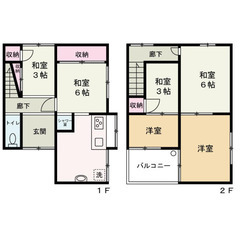 ☆6ＤＫ ☆初期費用無料特集　戸建☆プロフ必読☆初期費用を…