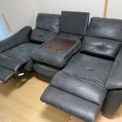 RELAX FORMバッジオ3人掛け電動リクライニングソファの画像