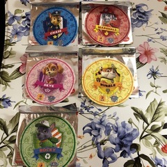 【未使用品】松屋×パウパトロール パウっとパズルコースター 8枚セットの画像