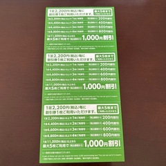 チヨダグループ割引券　600円分の画像