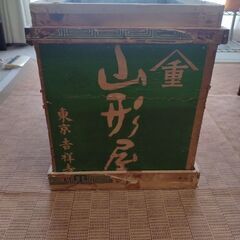 昭和レトロ衣装箱（蓋あり）