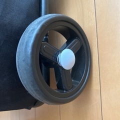 中古ペットカート黒色の画像
