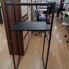 ★ジモティ割あり★  収納棚 ブラック H125×D42×W60...