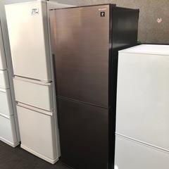 【中古品】SHARP シャープ ノンフロン冷凍冷蔵庫 SJ-PD28F-T 2020年製 280L 2ドア ブラウン 取扱説明書付き