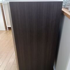 ★ジモティ割あり★  レンジ台 ブラック H100×D50×W90 クリーニング済み TK5227の画像