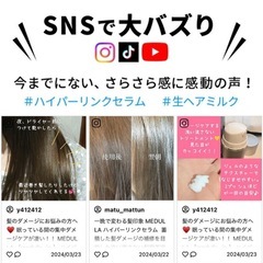 【新品未使用】① メデュラ ハイパーリンクセラム MEDULLA ヘアミルク 洗い流さない トリートメント アウトバス 洗い流さないトリートメント アウトバストリートメント ヘアトリートメント ヘアケア ダメージ ケア 補修の画像