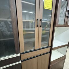 ジモティ来店特価!!　食器棚　ニトリ　ブラウン　　J-250588