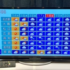 2018年製 32V型 SHARP AQUOS 液晶テレビ 地デジ BS CS YouTube Netflix U-NEXT ◎ LC-32W5の画像