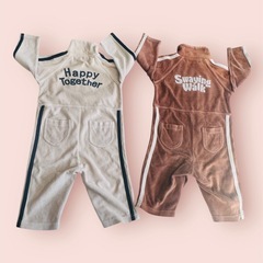 【０円】くまさんマークのロンパース　baby 赤ちゃん　80㎝　セットの画像