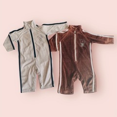 【０円】くまさんマークのロンパース　baby 赤ちゃん　80㎝　セット