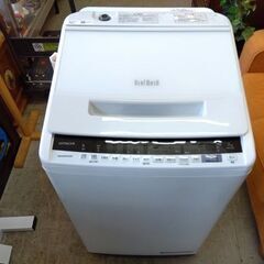 日立 洗濯機 7.0㎏ 2019年製 ビートウォッシュ BW-V70E ホワイト ナイアガラ ビート洗浄 家電 札幌市 中央区 南12条の画像
