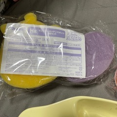 カービィの食器、ドラクエのスポンジセットの画像