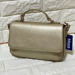 ✨M+ATLANTA✨ ハンドバッグ グレーベージュ新品未使用