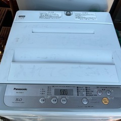 Panasonic洗濯5.0キロ2018年式の画像