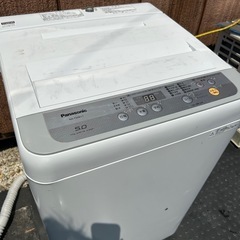 Panasonic洗濯5.0キロ2018年式の画像